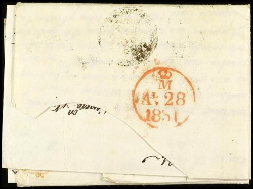 ✉ PALESTINA. 1831. HOSPICIO DE JAFFA (Palestina) a MADRID. C