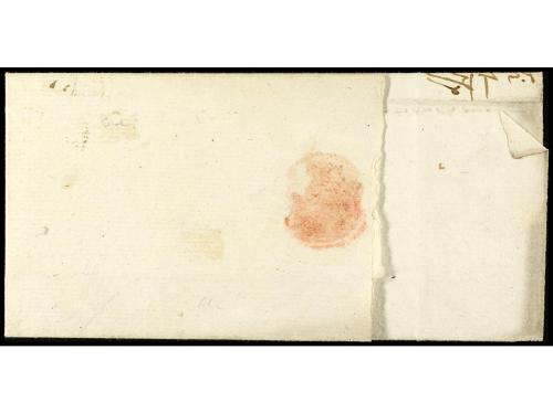 ✉ BELGICA. 1675 (15 agosto). ROUEN a GAND. Carta completa co