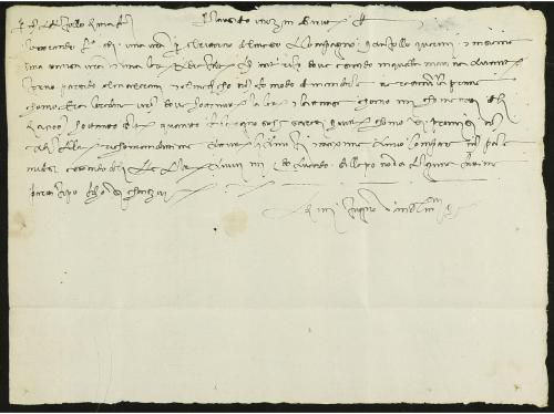 ✉ LIBANO. 1503 (4 junio). BEIRUT a TRÍPOLI (Siria). Carta co