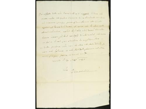 ✉ ITALIA. 1587 (30 septiembre). VENEZIA a ALEPPO (Siria). Ca