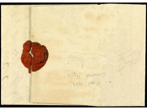 ✉ SUECIA. 1779 (15 octubre). Envuelta sin texto dirigida a W