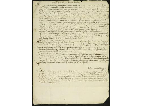 ✉ TURQUIA. 1480 (5 Marzo). BRUSSA (Bursa) a PERA (Constantin