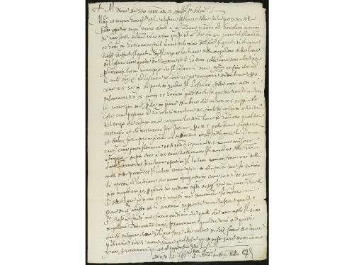 ✉ TURQUIA. 1588 (2 diciembre). SILIVRI a PERA (Constantinopl