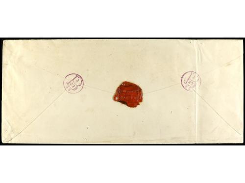 ✉ CUBA. Ed. 115. 1895. Sobre certificado de HABANA a NEW YOR