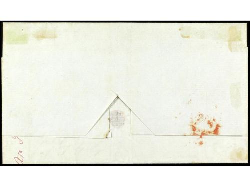 ✉ BOLIVIA. 1865 (25 febrero). LAMAR a VALPARAISO. Marca circ