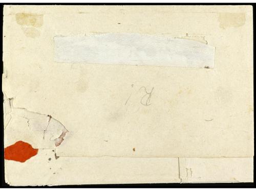 ✉ BOLIVIA. (1790 ca.). Envuelta circulada a CUZCO. Marca PAZ