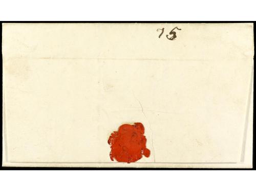 ✉ PERU. 1830 (10 abril). CUZCO a AREQUIPA. Marcas CUZCO a FR