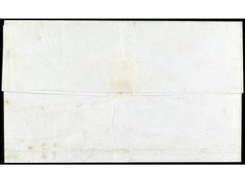 ✉ PERU. (1840 ca.). Envuelta circulada a ANDAHUAYAS. Marca A