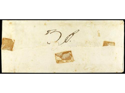 ✉ COLOMBIA. (1820 ca.). Envuelta dirigida a ANTIOQUIA. Marca