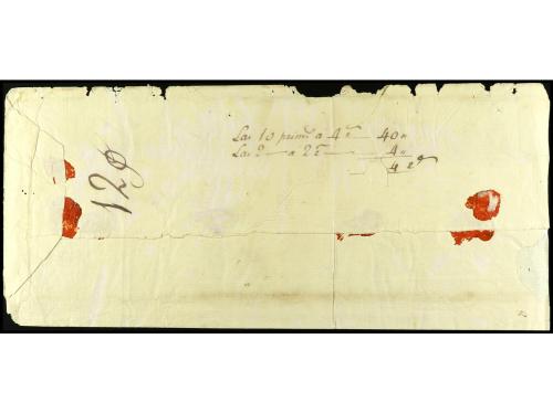 ✉ COLOMBIA. (1820 ca.). Sobre dirigido a YOLOMBO. Marca MEDE