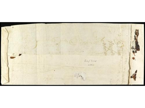 ✉ NICARAGUA. (1808 ca.). Frontal circulado a GRANADA. Marca 