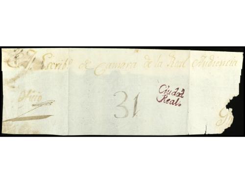 ✉ MEXICO. (1810 ca.). Frontal circulado a GUATEMALA. Marca C