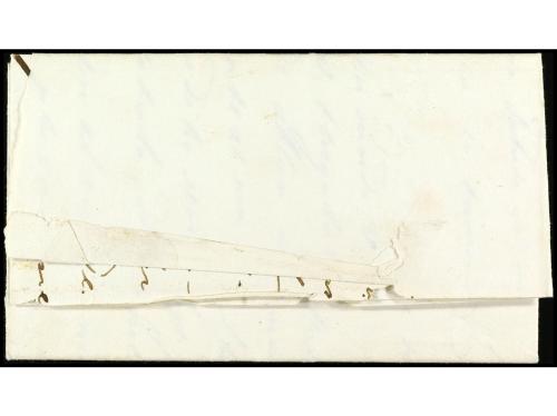 ✉ GUATEMALA. 1836 (1 febrero). GUALÁN a GUATEMALA. Marcas GU