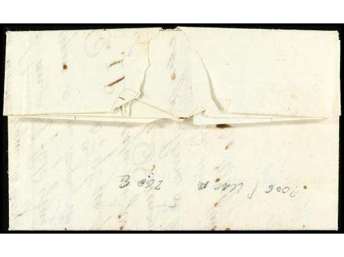 ✉ GUATEMALA. 1834 (9 abril). GUALÁN a GUATEMALA. Marca GUALA