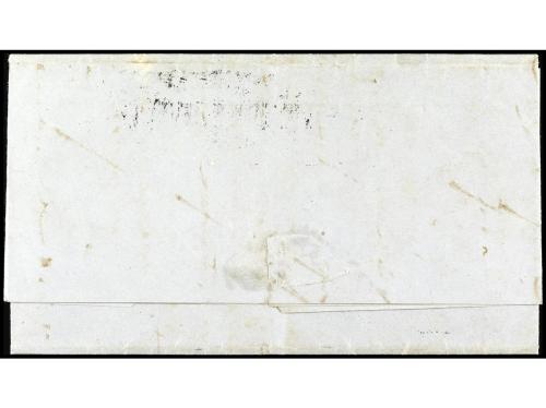 ✉ SALVADOR. 1857 (15 octubre). SONSONATE a SANTA ANA. Marca 