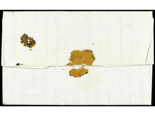 ✉ GUATEMALA. 1834 (18 marzo). IZABAL a GUATEMALA. Marca YZAV