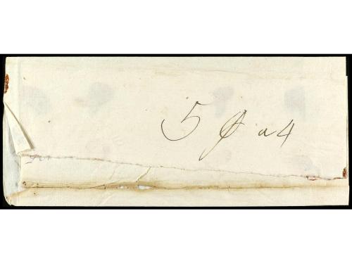 ✉ COLOMBIA. (1810 ca.). Frontal circulado a RIO NEGRO. Marca