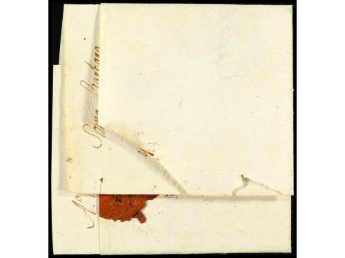 ✉ COLOMBIA. 1807 (16 marzo). Fragmento de carta con texto. M