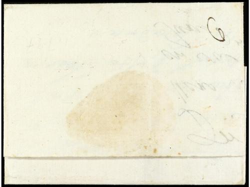 ✉ COLOMBIA. (1800 ca.). Envuelta circulada a SANTA FE. Marca