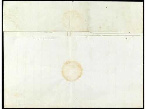 ✉ PERU. 1850 (17 noviembre). YUNGAY a TRUJILLO. Marca YUNGAY