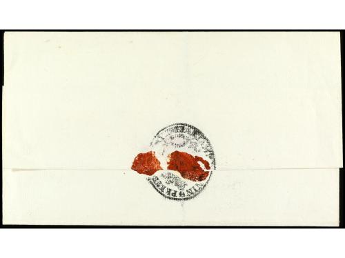 ✉ PERU. (1830 ca.). Envuelta circulada a HUANCAYO. Marca TAR