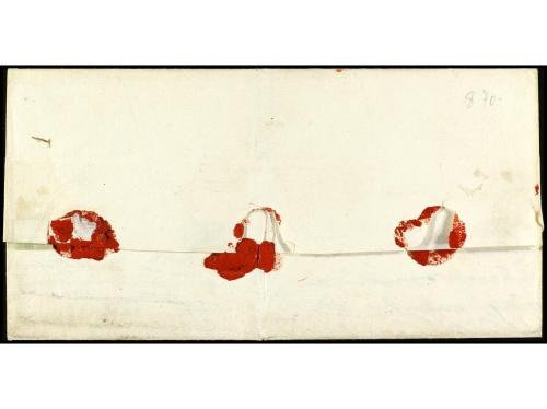 ✉ PERU. 1849 (15 noviembre). NEPEÑA a LIMA. Marca NEPEÑA en 