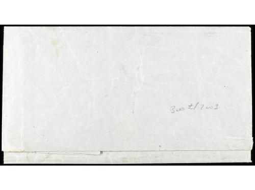 ✉ PERU. 1856 (12 diciembre). LIMA a ISLAY. Marcas CALLAO/VAP