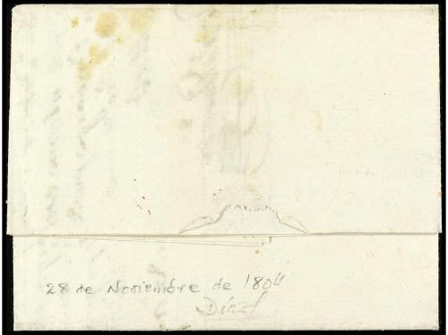 ✉ URUGUAY. 1804 (28 noviembre). MONTEVIDEO a BUENOS AIRES. M