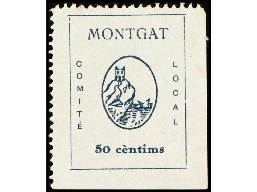 * ESPAÑA GUERRA CIVIL. MONTGAT (Barcelona). Serie completa. 