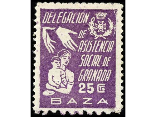 * ESPAÑA GUERRA CIVIL. BAZA. Serie completa. 3 valores. Asis