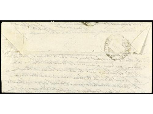 ✉ FRANCIA. 1870 (1 noviembre). PARÍS a GENEVE (Suiza). 10 ct