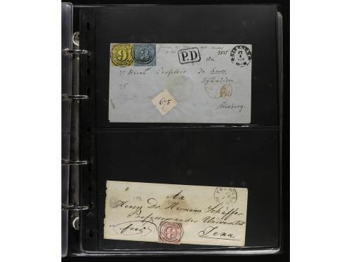 ✉ <b>ALEMANIA ANTIGUOS ESTADOS.</b>Clasificador con 112 car