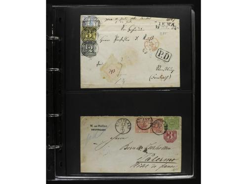 ✉ <b>ALEMANIA ANTIGUOS ESTADOS.</b>Clasificador con 112 car