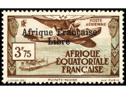 * AFRICA ECUATORIAL FRANCESA. Yv. Av.14/21. SERIE COMPLETA. 