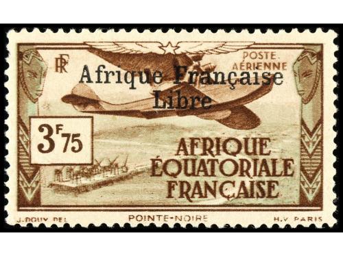 * AFRICA ECUATORIAL FRANCESA. Yv. 14/21. SERIE COMPLETA. 8 v