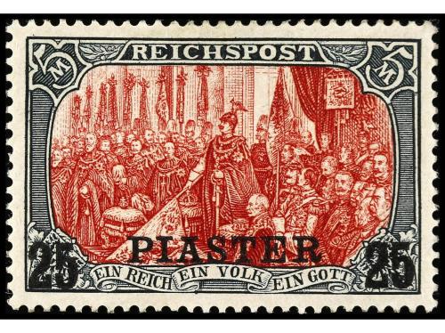 ** LEVANTE: CORREO ALEMAN. Yv. 11/22. SERIE COMPLETA. 12 val