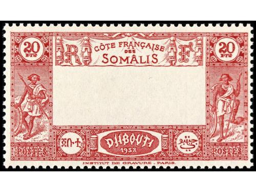 ** COSTA DE LOS SOMALIES. Yv. 167/9a. 5, 10 y 20 f. 3 valore