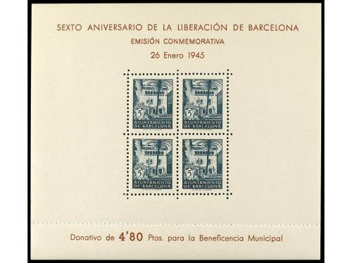 ** ESPAÑA: AYUNTAMIENTO DE BARCELONA. Ed. 40/1 y NE 27/28. 2