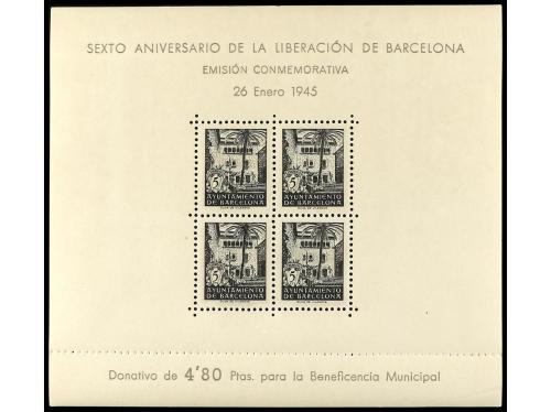 ** ESPAÑA: AYUNTAMIENTO DE BARCELONA. Ed. 40/1 y NE 27/28. 2
