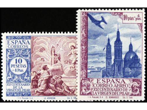 ** ESPAÑA. Ed. 901/2cc y 911/2cc. 4 valores con COLORES CAMB