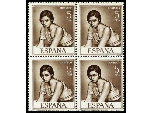 ** ESPAÑA. Ed. 1657ef y 1665ef (4). ROMERO DE TORRES. 25 cts