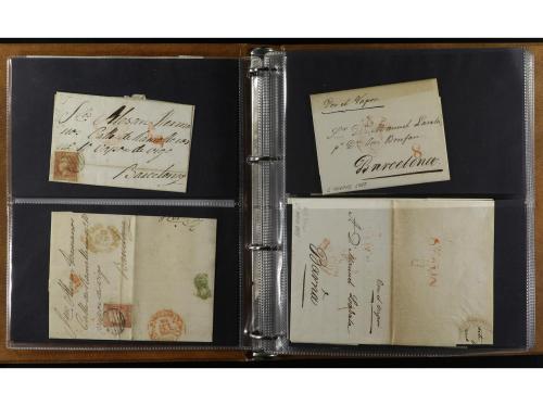 ✉ ESPAÑA: PREFILATELIA. 1837-1852. CORREO MARÍTIMO. Clasific