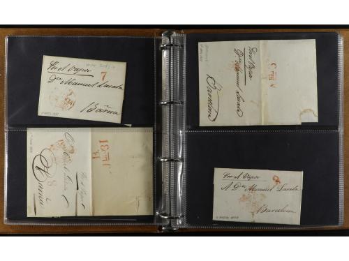 ✉ ESPAÑA: PREFILATELIA. 1837-1852. CORREO MARÍTIMO. Clasific