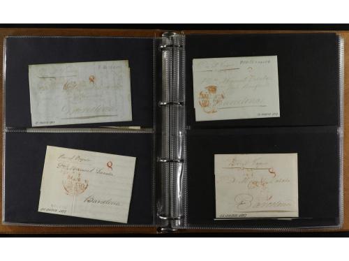 ✉ ESPAÑA: PREFILATELIA. 1837-1852. CORREO MARÍTIMO. Clasific