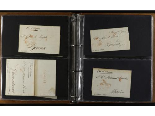 ✉ ESPAÑA: PREFILATELIA. 1837-1852. CORREO MARÍTIMO. Clasific