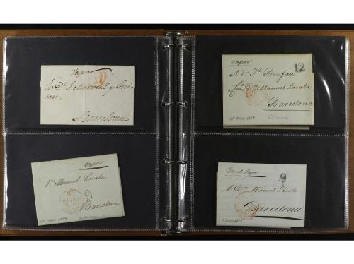 ✉ ESPAÑA: PREFILATELIA. 1837-1852. CORREO MARÍTIMO. Clasific