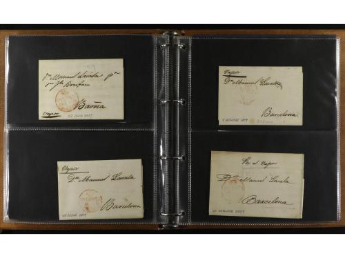 ✉ ESPAÑA: PREFILATELIA. 1837-1852. CORREO MARÍTIMO. Clasific