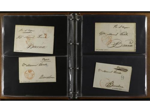 ✉ ESPAÑA: PREFILATELIA. 1837-1852. CORREO MARÍTIMO. Clasific