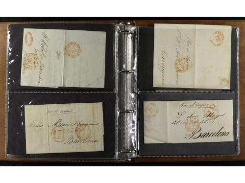 ✉ ESPAÑA: PREFILATELIA. 1837-1852. CORREO MARÍTIMO. Clasific