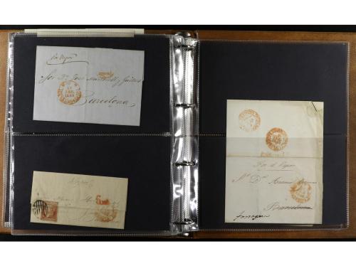 ✉ ESPAÑA: PREFILATELIA. 1837-1852. CORREO MARÍTIMO. Clasific